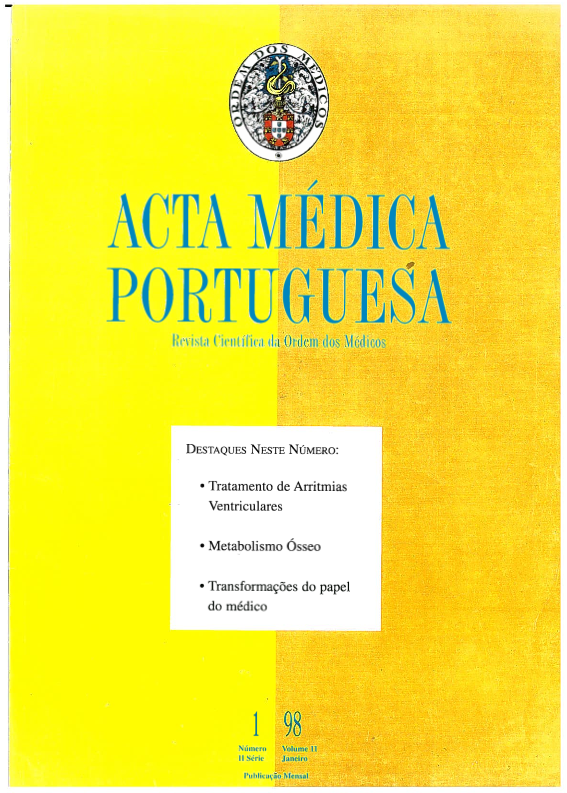 Vol. 11 No. 1 (1998): Janeiro | Acta Médica Portuguesa
